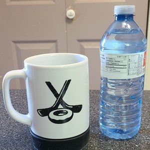 Tim Hortons Hockey Coffee Mug- Non-Slip Cup White Black 2018